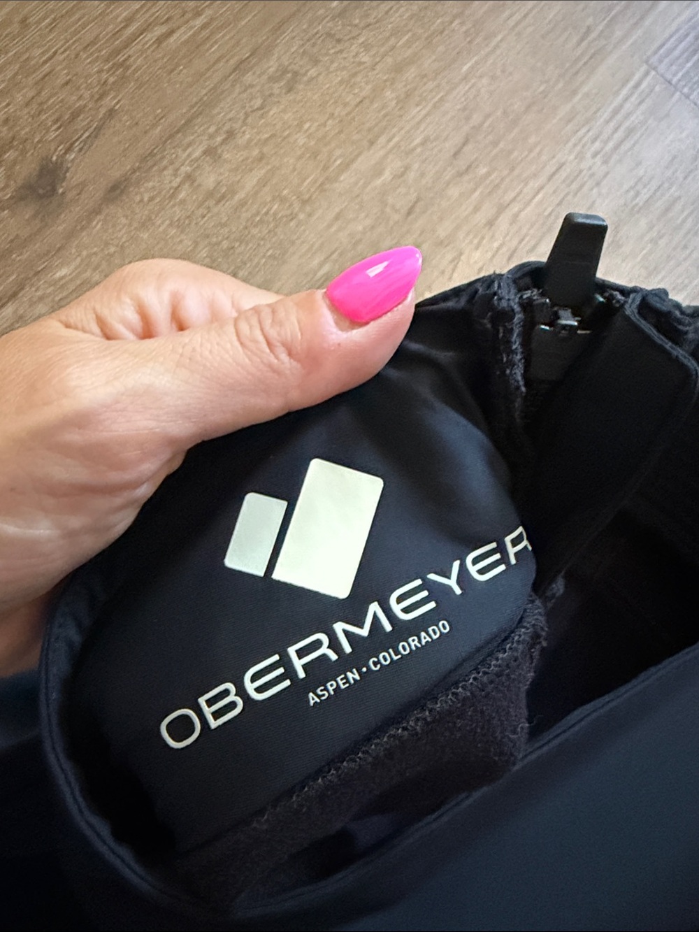 Obermeyer Black Women’s Stirrup Ski Pants with Zipper Pocket size 6 - Picture 7 of 10